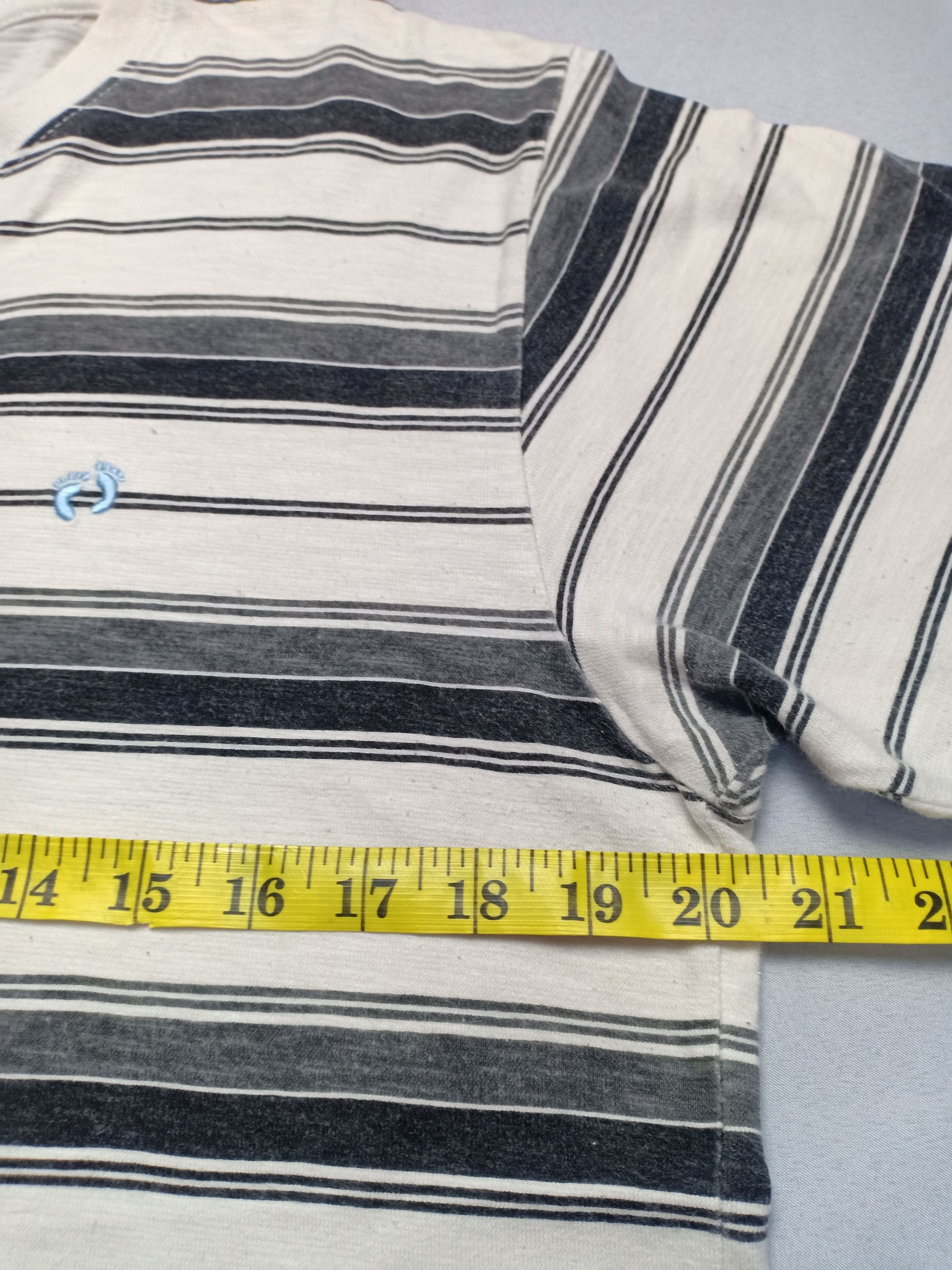 Hang Ten × Solid and Striped Hang Ten Striped T shirt Skateboard Surfing Large size Size US M / EU 48-50 / 2 - 6 Thumbnail