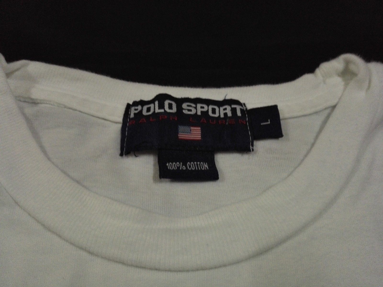 Polo Ralph Lauren Vintage 90s POLO SPORT RALPH LAUREN AMERICAN FLAG LOGO Size US M / EU 48-50 / 2 - 3 Thumbnail