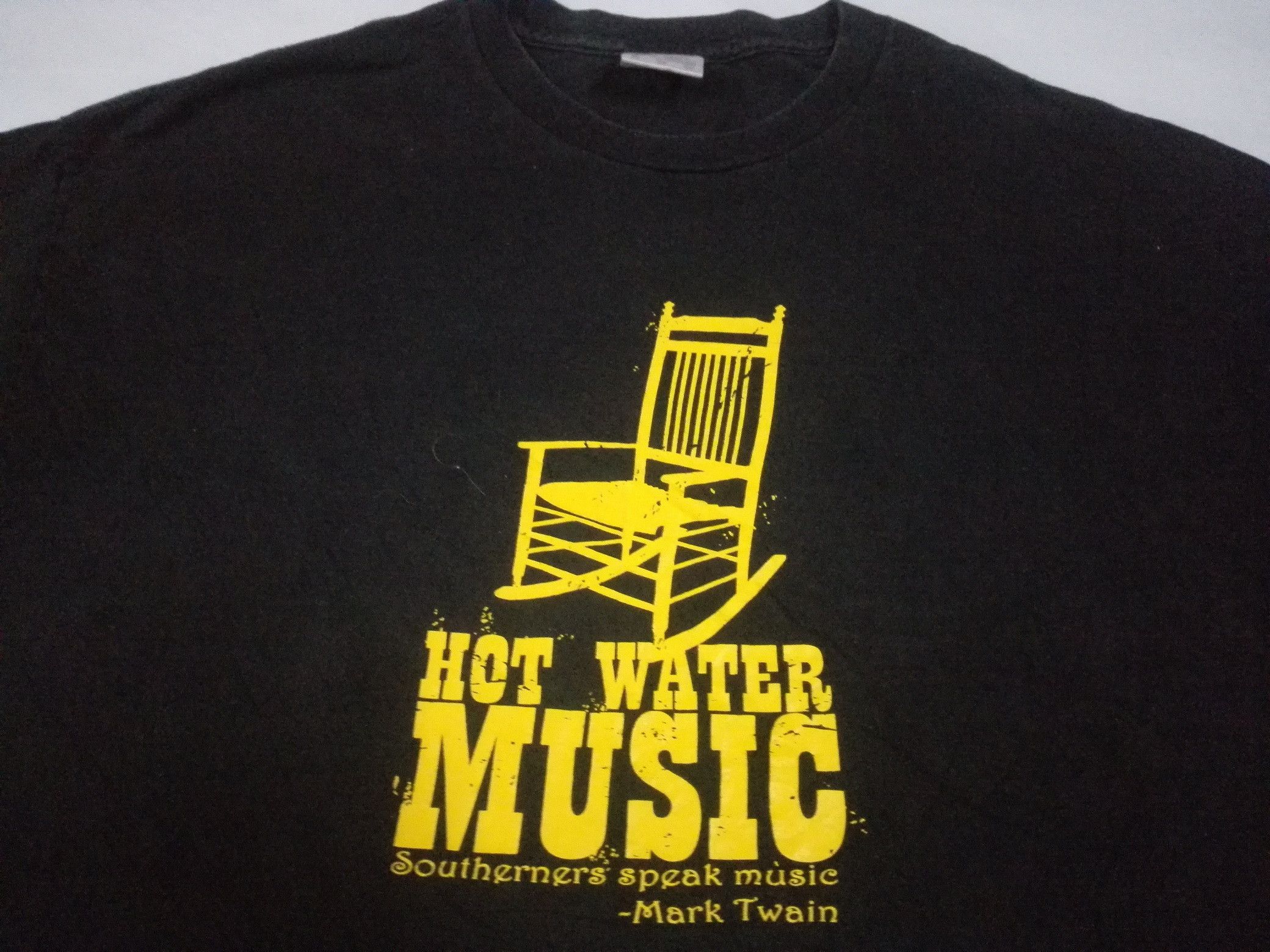 Band Tees × Vintage HOT WATER MUSIC MARK TWAIN Punk Rock Band Tee Size US XL / EU 56 / 4 - 2 Thumbnail
