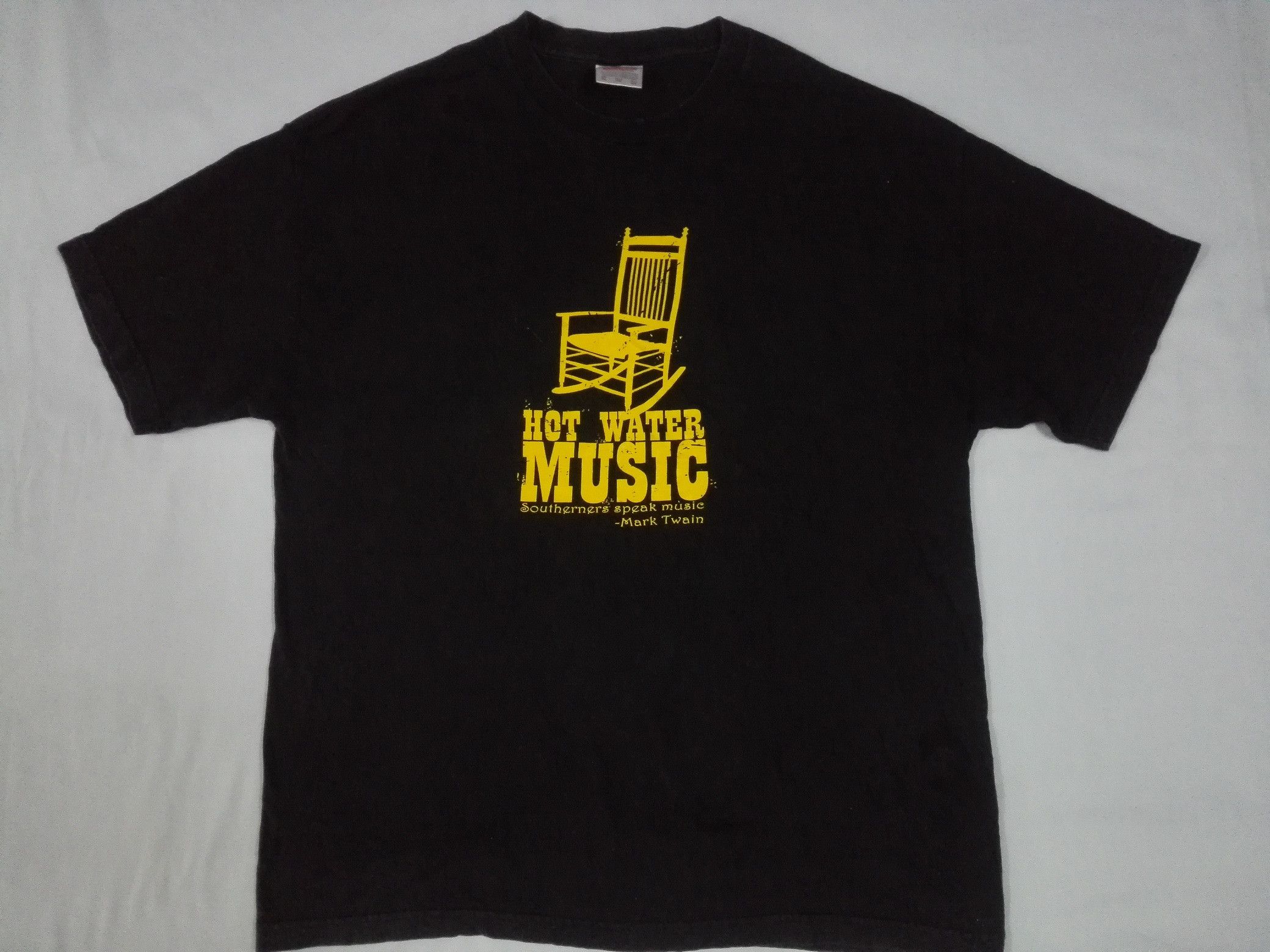 Band Tees × Vintage HOT WATER MUSIC MARK TWAIN Punk Rock Band Tee Size US XL / EU 56 / 4 - 1 Thumbnail