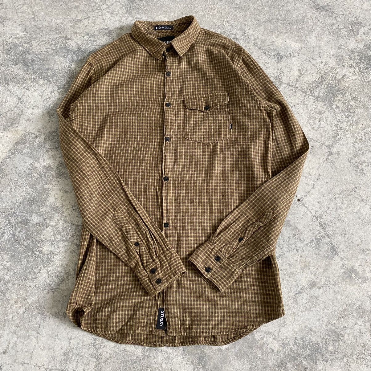Flannel Stussy Streetwear Checker Flannel Shirt Size US M / EU 48-50 / 2 - 6 Thumbnail