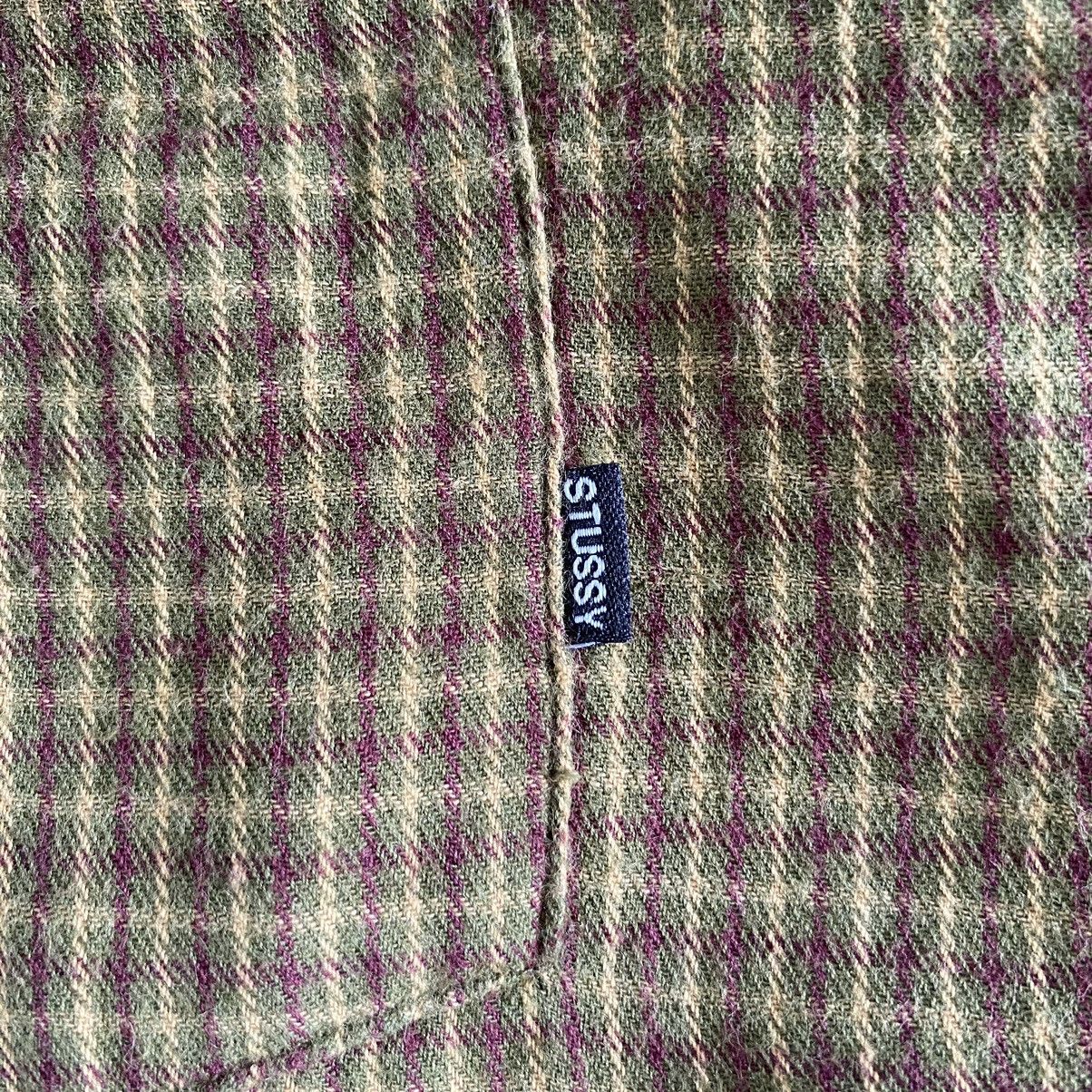 Flannel Stussy Streetwear Checker Flannel Shirt Size US M / EU 48-50 / 2 - 7 Thumbnail