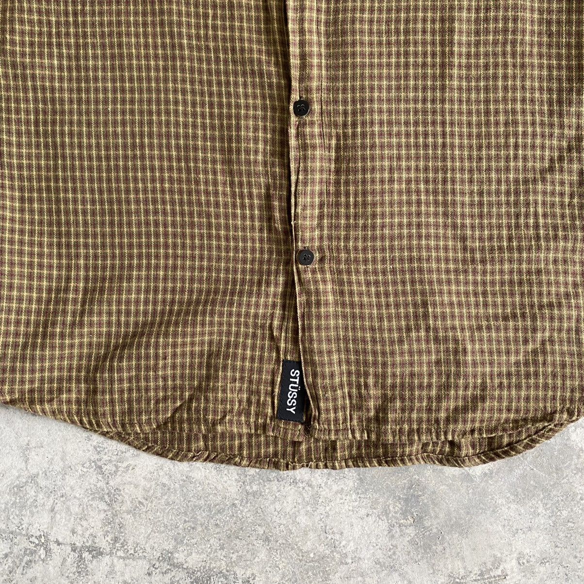 Flannel Stussy Streetwear Checker Flannel Shirt Size US M / EU 48-50 / 2 - 4 Thumbnail