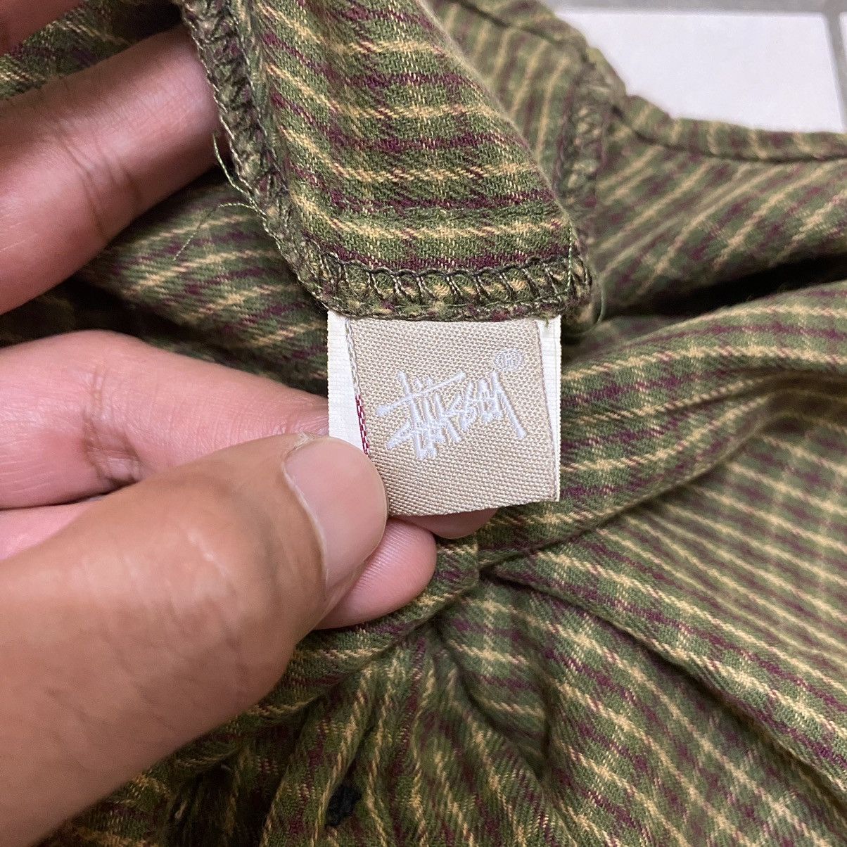 Flannel Stussy Streetwear Checker Flannel Shirt Size US M / EU 48-50 / 2 - 9 Thumbnail