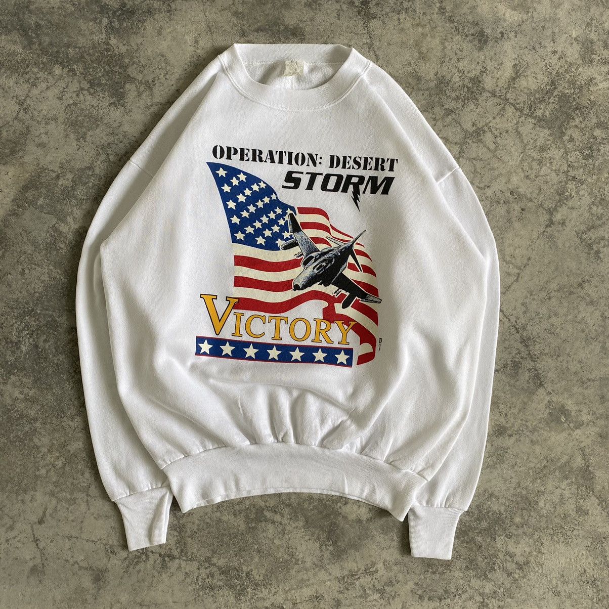 Vintage Vintage Operation Desert Storm Crewneck Sweatshirt Size US XL / EU 56 / 4 - 3 Thumbnail