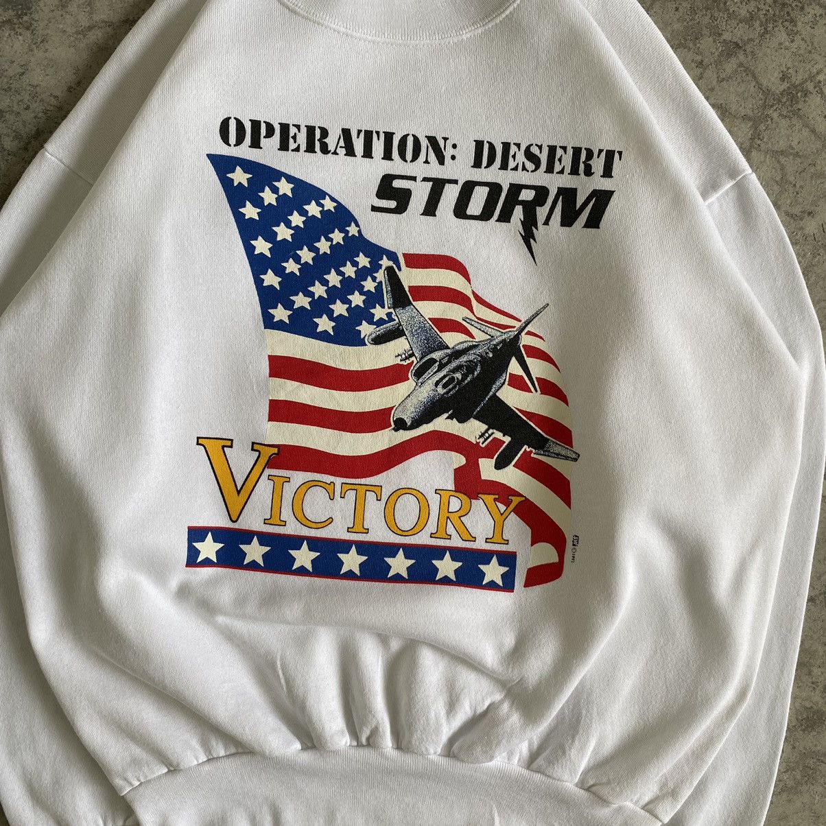 Vintage Vintage Operation Desert Storm Crewneck Sweatshirt Size US XL / EU 56 / 4 - 4 Thumbnail