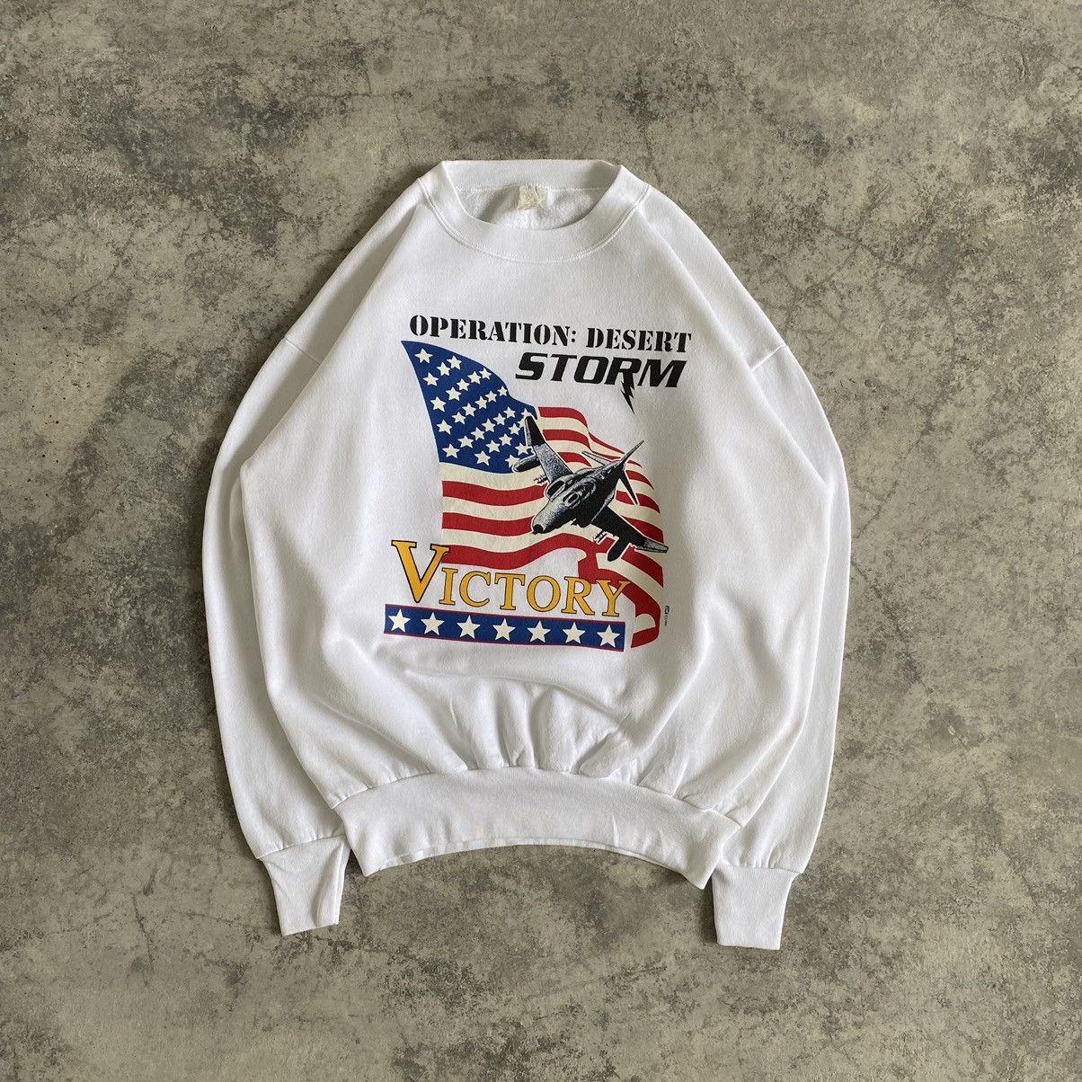 Vintage Vintage Operation Desert Storm Crewneck Sweatshirt Size US XL / EU 56 / 4 - 2 Thumbnail