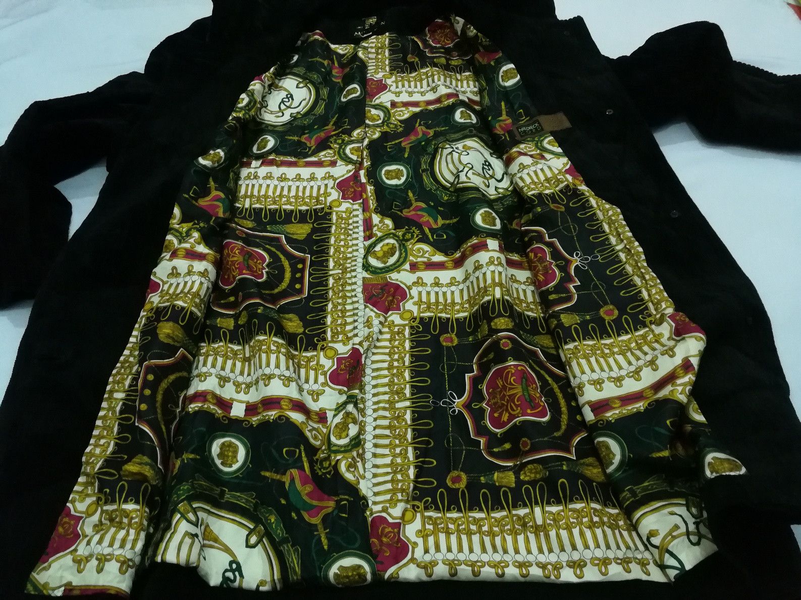 Designer Amipoison Corduroy Jacket Baroque Art Neideck Germany Size XL / US 12-14 / IT 48-50 - 2 Thumbnail