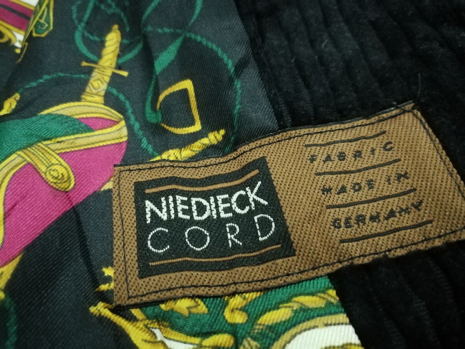 Designer Amipoison Corduroy Jacket Baroque Art Neideck Germany Size XL / US 12-14 / IT 48-50 - 7 Thumbnail