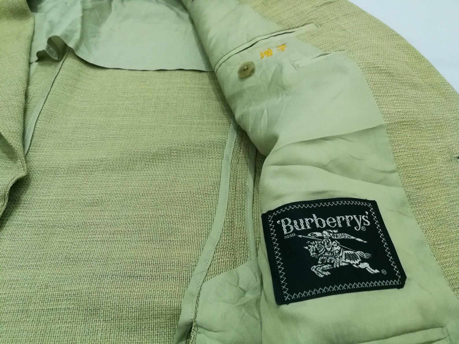 Vintage Burberry Burberrys' London Coat M Classic Blazzer