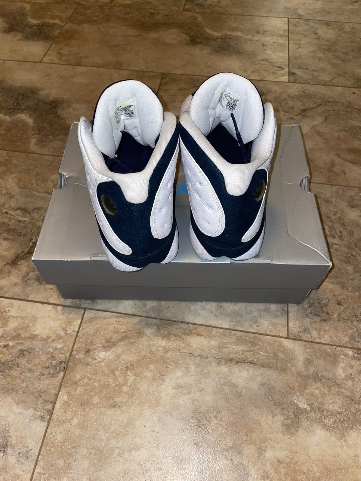 Jordan Brand × Nike Jordan 13 Retro Obsidian Powder Blue White Size 10 Size US 10 / EU 43 - 4 Thumbnail