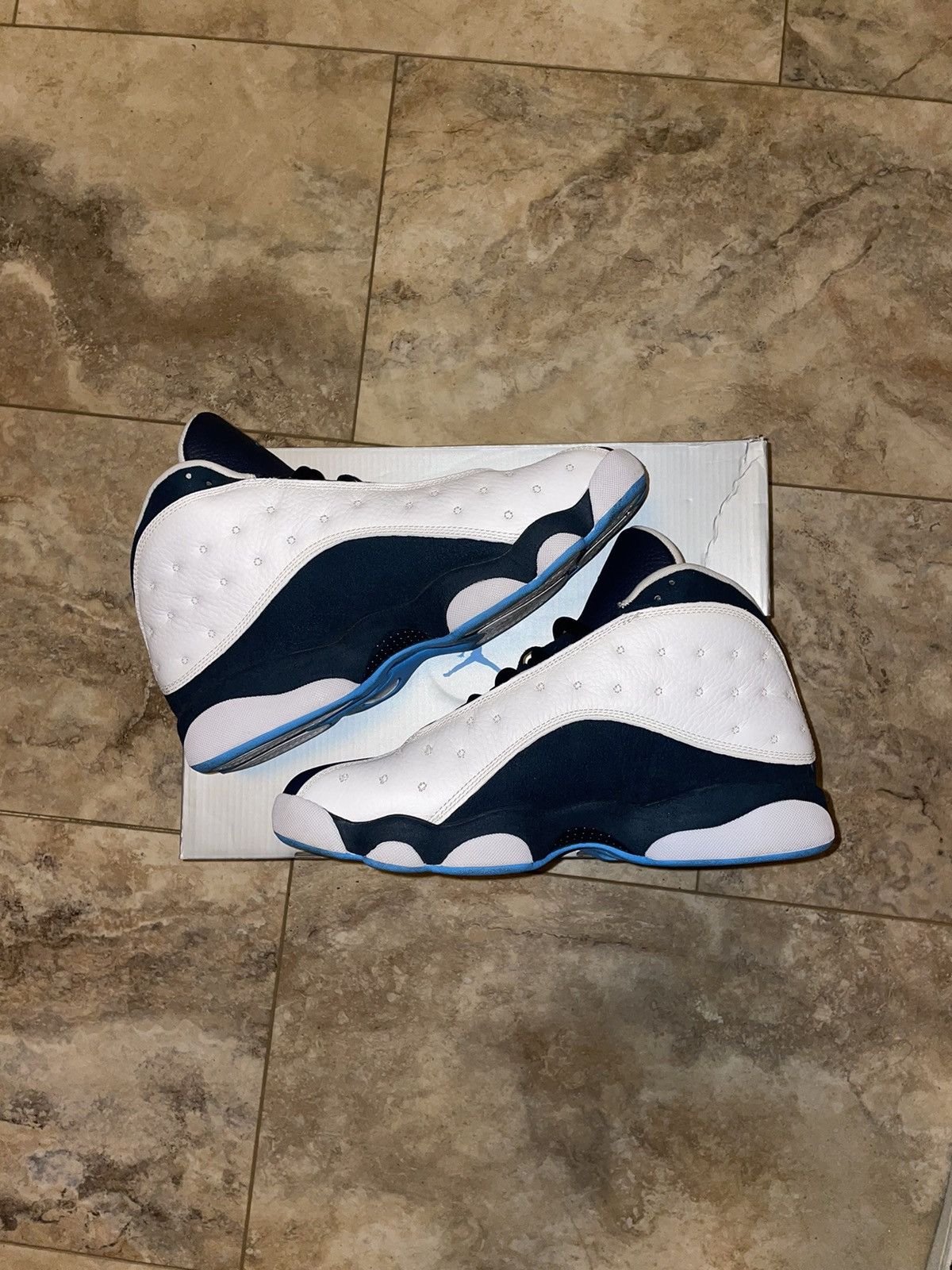 Jordan Brand × Nike Jordan 13 Retro Obsidian Powder Blue White Size 10 Size US 10 / EU 43 - 3 Thumbnail