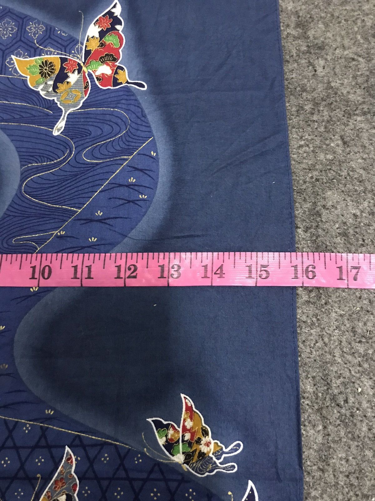 Other Vintage Silk Scarf Butterfly Design Goods Printed Screen Size ONE SIZE - 5 Thumbnail