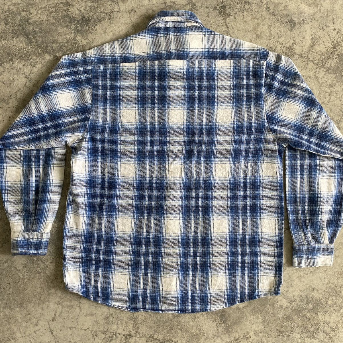 Flannel VTG 90’s 5 Brother Checker Shadow Plaid Thick Flannel Shirt Size US M / EU 48-50 / 2 - 8 Thumbnail