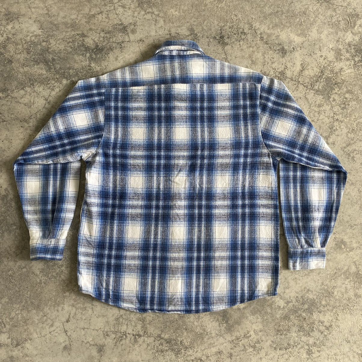 Flannel VTG 90’s 5 Brother Checker Shadow Plaid Thick Flannel Shirt Size US M / EU 48-50 / 2 - 7 Thumbnail
