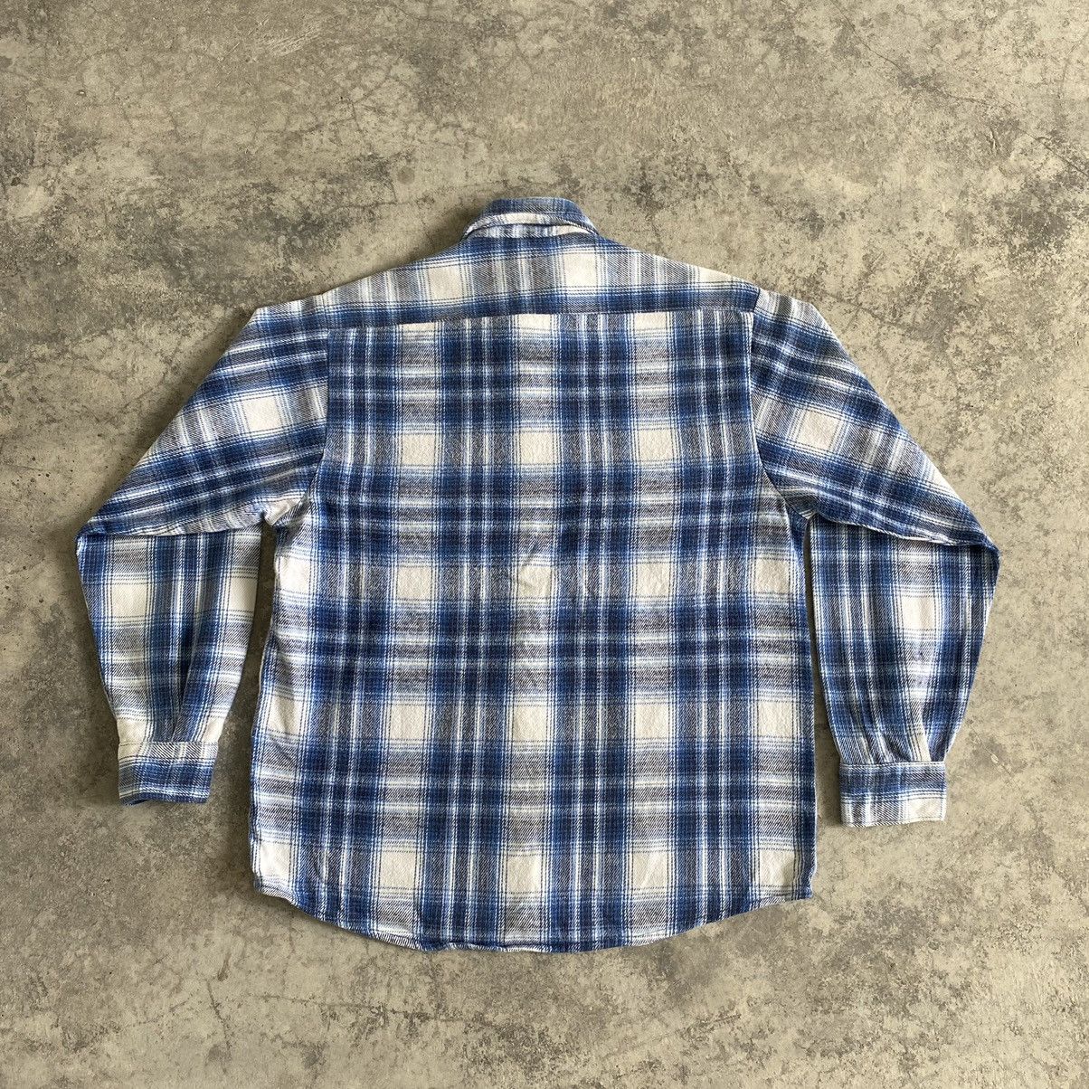 Flannel VTG 90’s 5 Brother Checker Shadow Plaid Thick Flannel Shirt Size US M / EU 48-50 / 2 - 6 Thumbnail