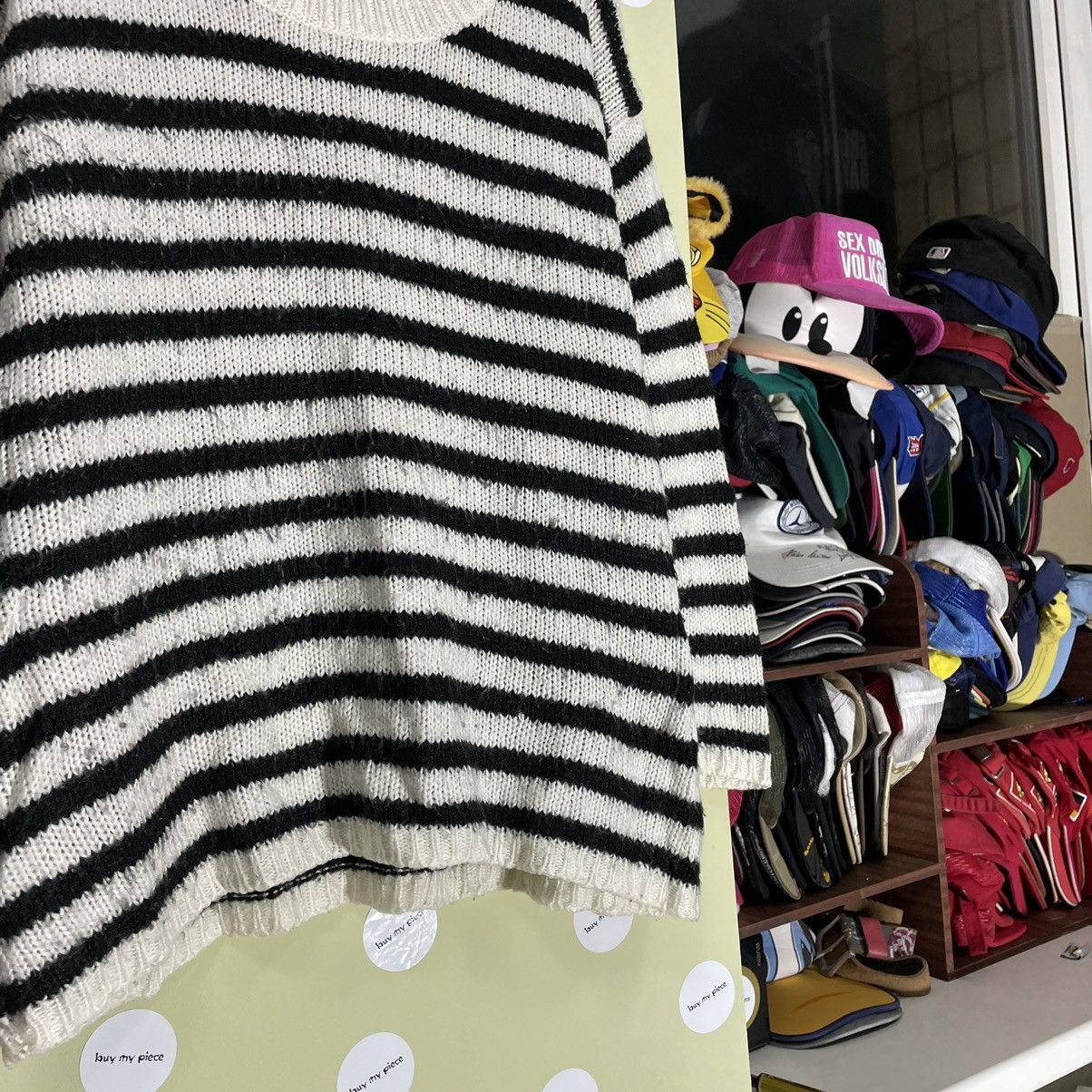 Vintage Vintage Y2K Sweater Mohair Stripes Grass XL Size XL / US 12-14 / IT 48-50 - 6 Thumbnail