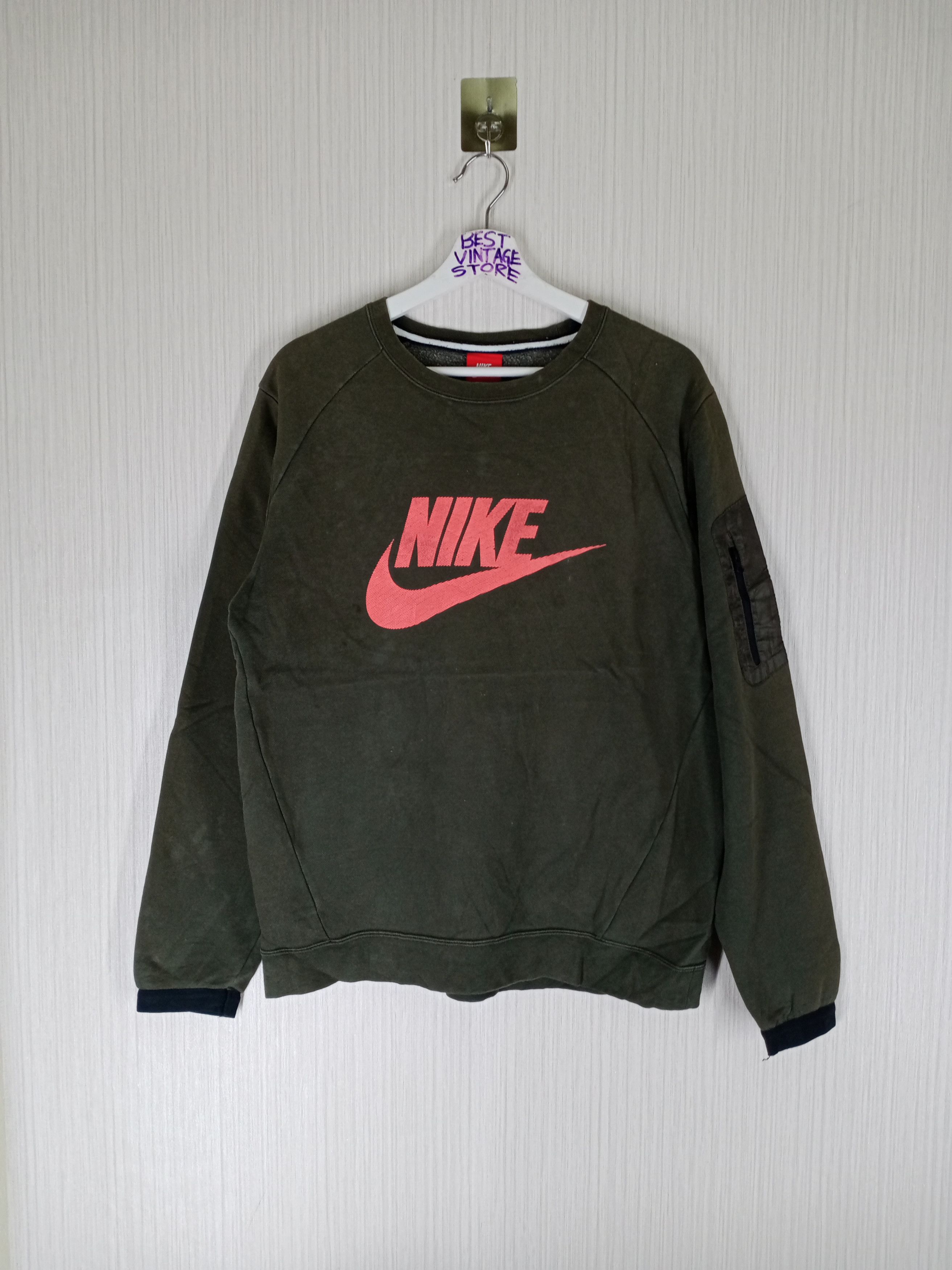 Nike Vintage Nike Sweatshirt Big Logo Jumper Pullover Size US M / EU 48-50 / 2 - 1 Thumbnail