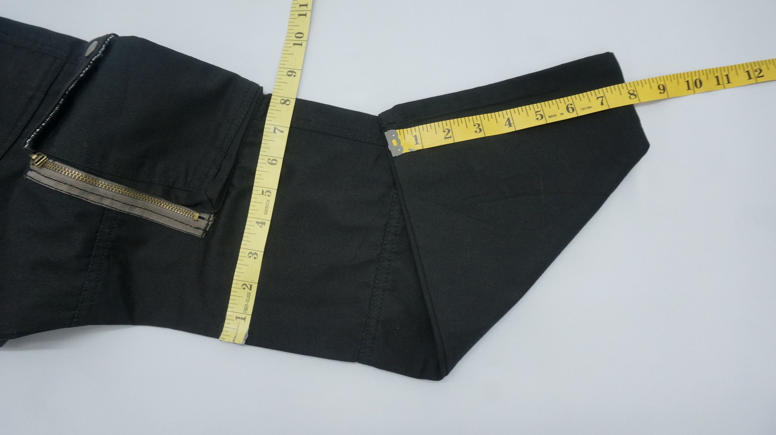 Japanese Brand Japan DOUBLE FOCUS Black Cargo Pants Size US 29 - 19 Thumbnail
