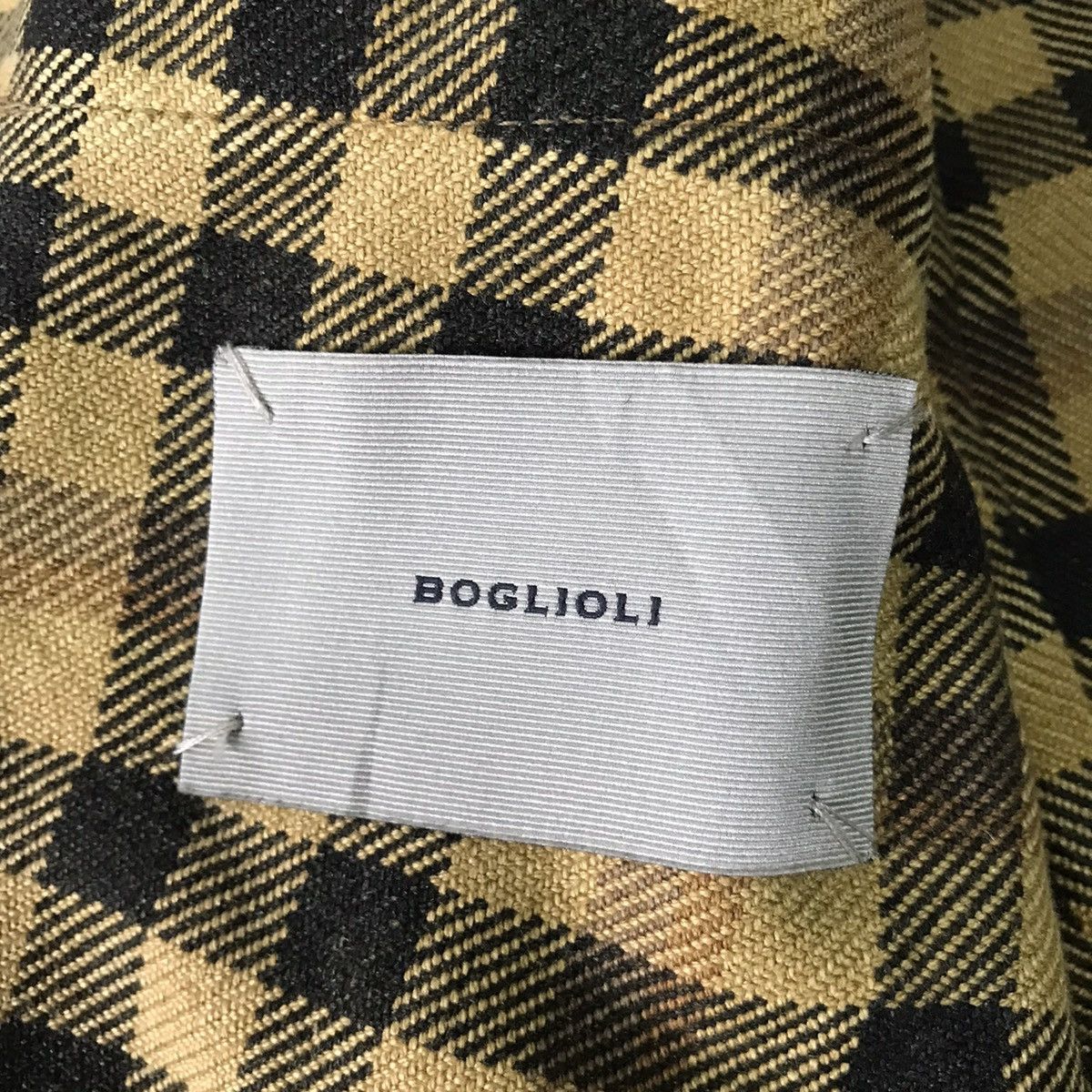 Boglioli Rare Checkered Boglioli K.Jacket Silk Made in Italy Size US M / EU 48-50 / 2 - 19 Thumbnail