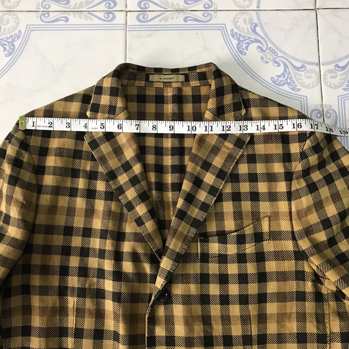 Boglioli Rare Checkered Boglioli K.Jacket Silk Made in Italy Size US M / EU 48-50 / 2 - 16 Thumbnail