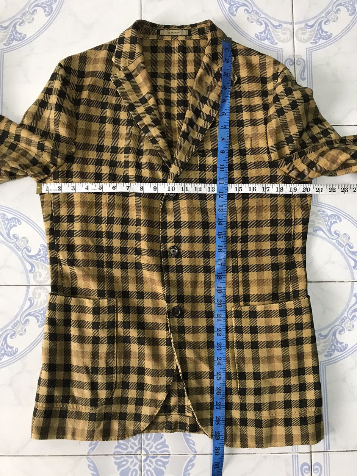 Boglioli Rare Checkered Boglioli K.Jacket Silk Made in Italy Size US M / EU 48-50 / 2 - 15 Thumbnail