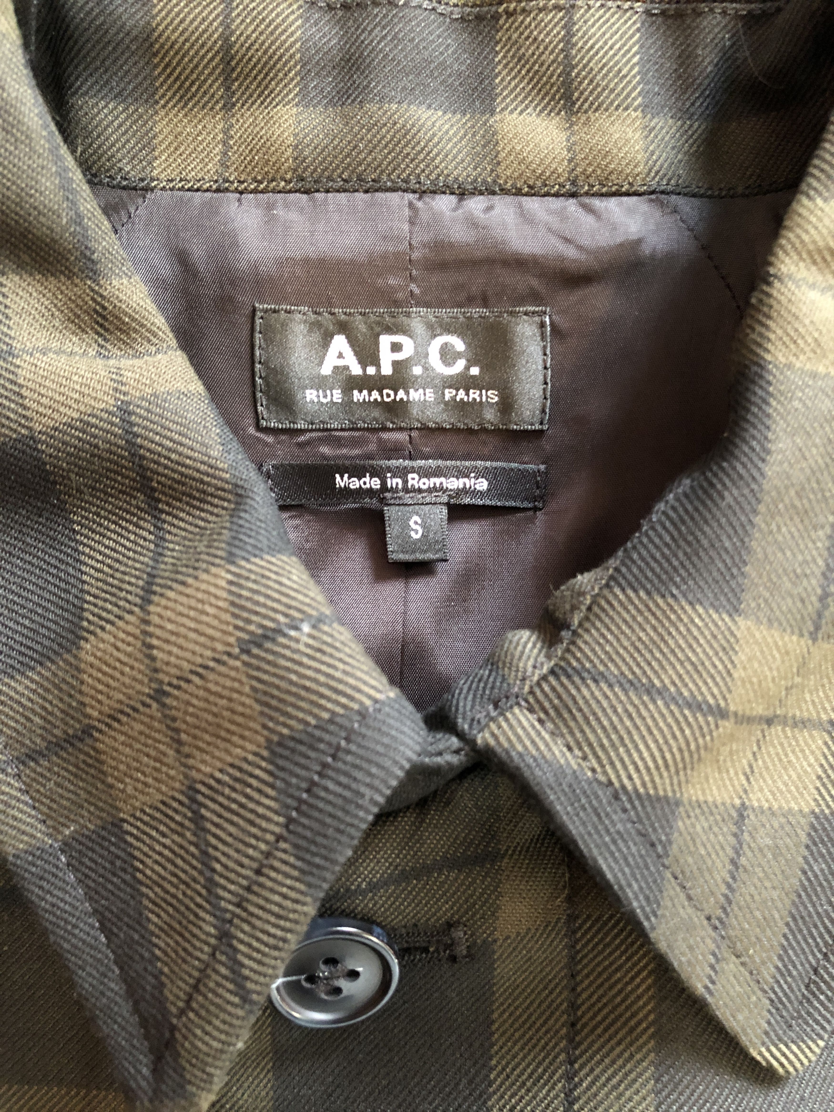 A.P.C. Khaki New England Mac Coat Size US S / EU 44-46 / 1 - 3 Thumbnail