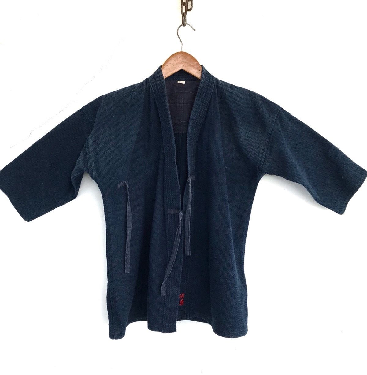 Indigo Japanese Traditional Kimono Kendo Indigo Jacket Size US S / EU 44-46 / 1 - 2 Thumbnail