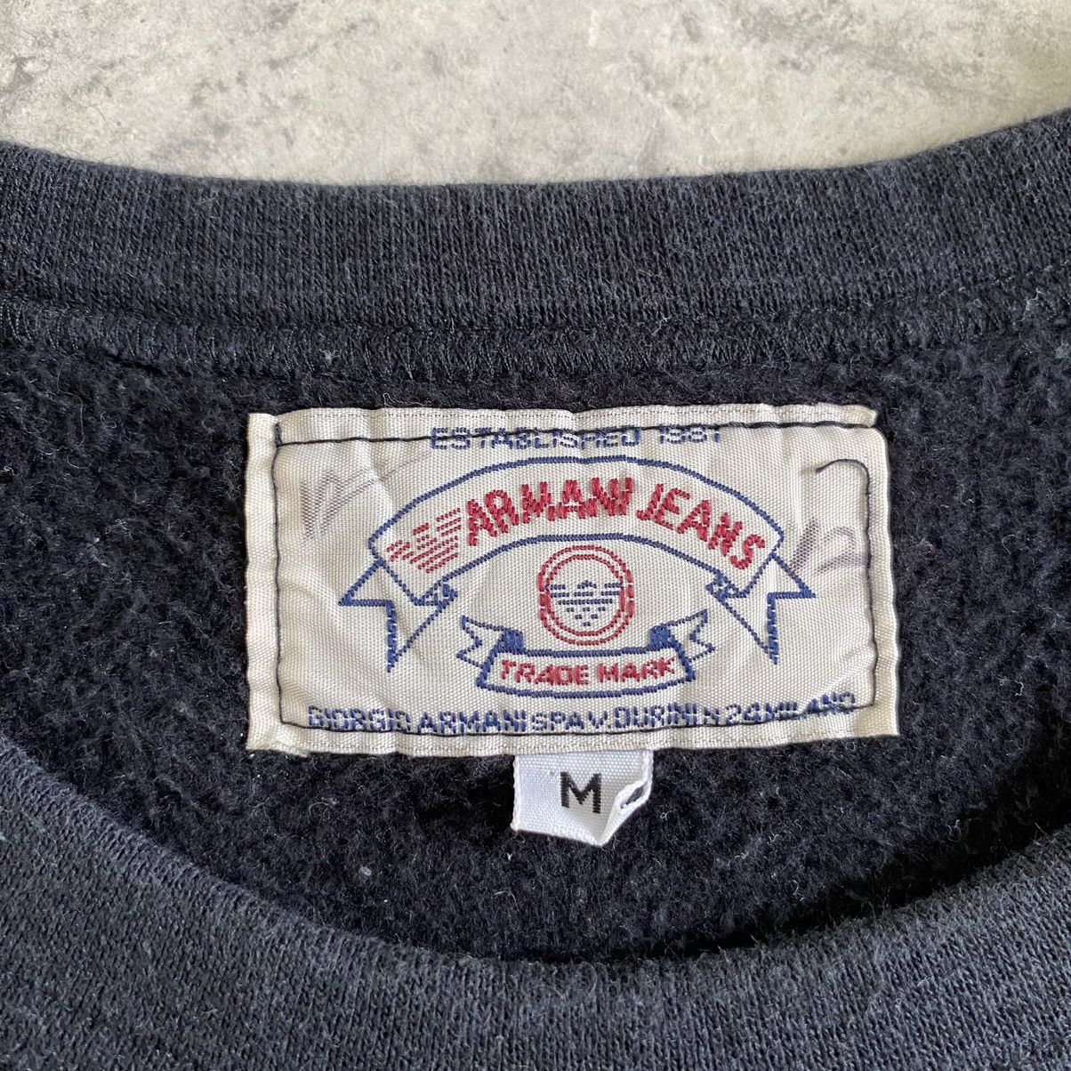 Armani Armani Jeans Embroidered Oversized Crewneck Sweatshirt Size US M / EU 48-50 / 2 - 7 Thumbnail