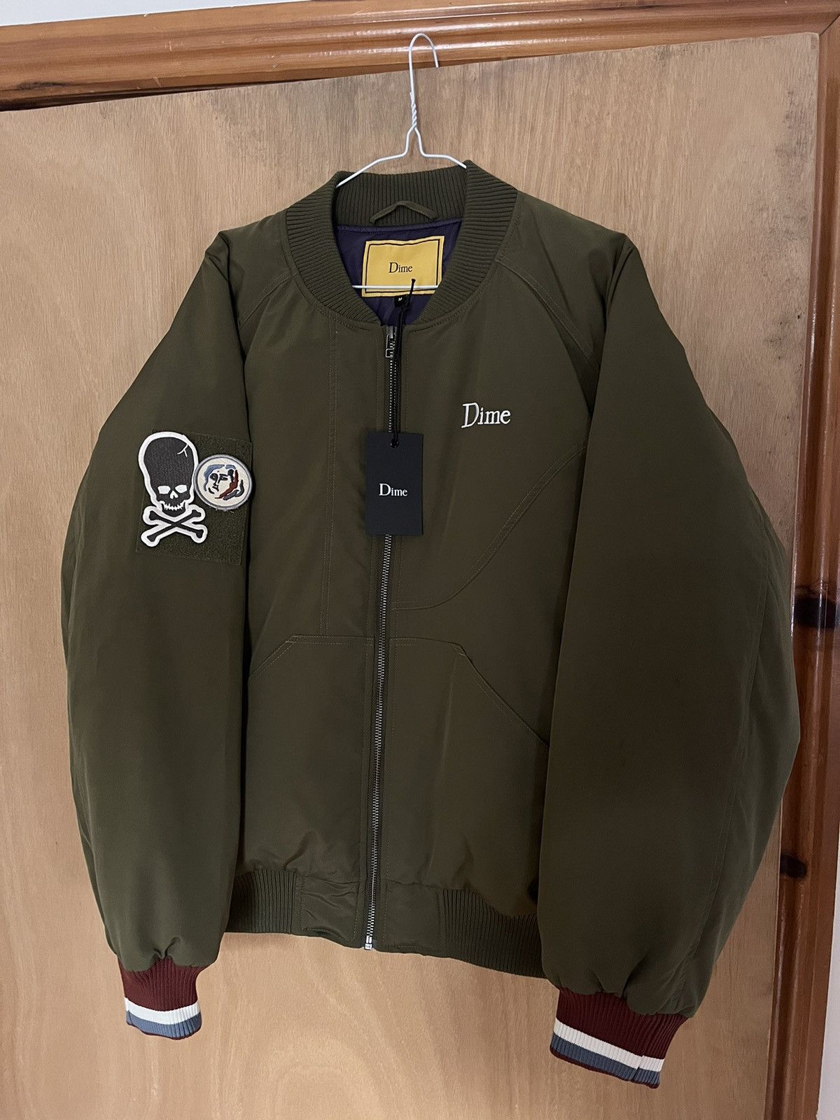 Dime Dime Velcro Patch Bomber Jacket | Grailed