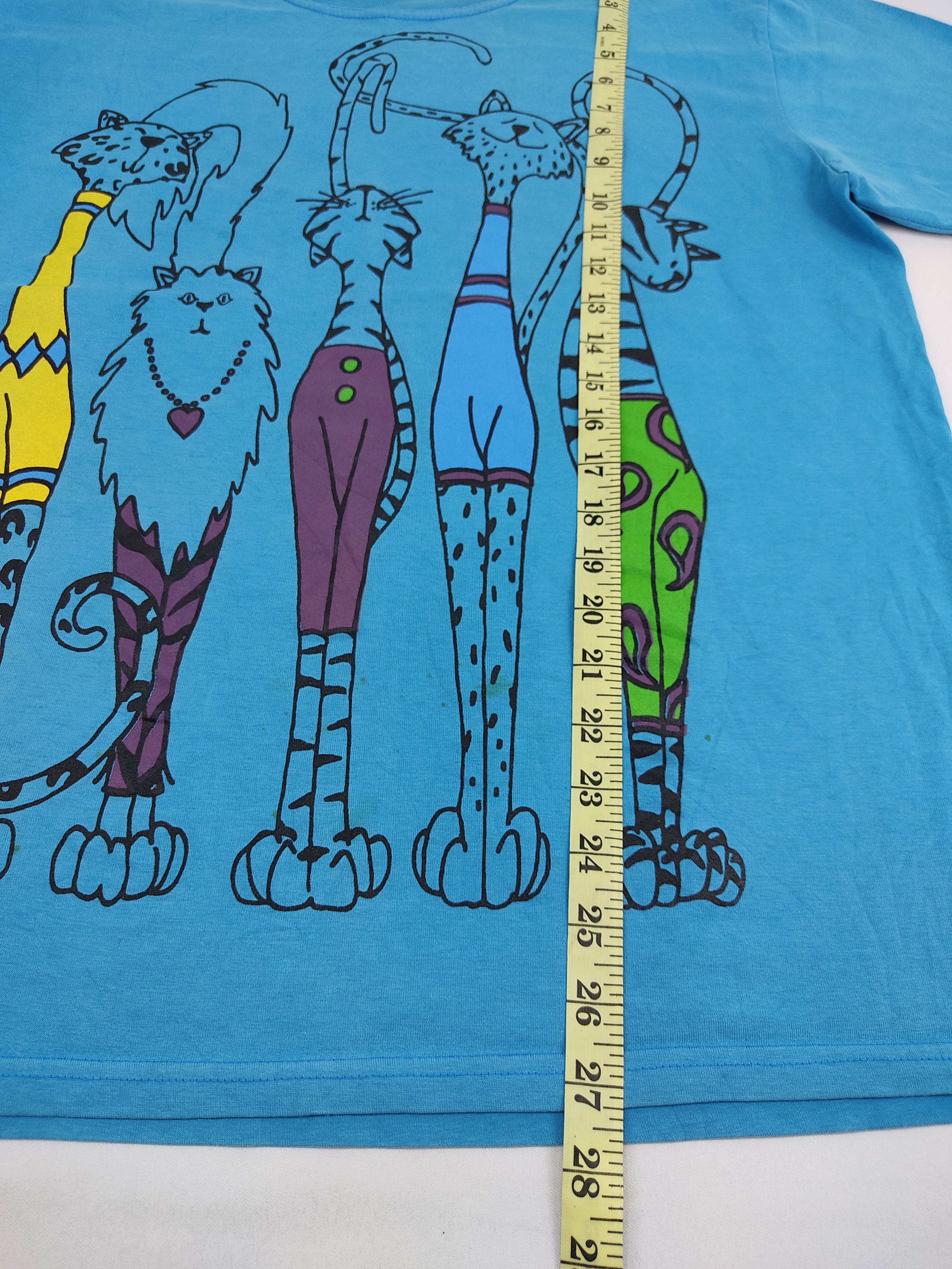 Cartoon Network Cats Animal Tee Cartoon Art Vintage Cat Lover Fashion Size US L / EU 52-54 / 3 - 6 Thumbnail