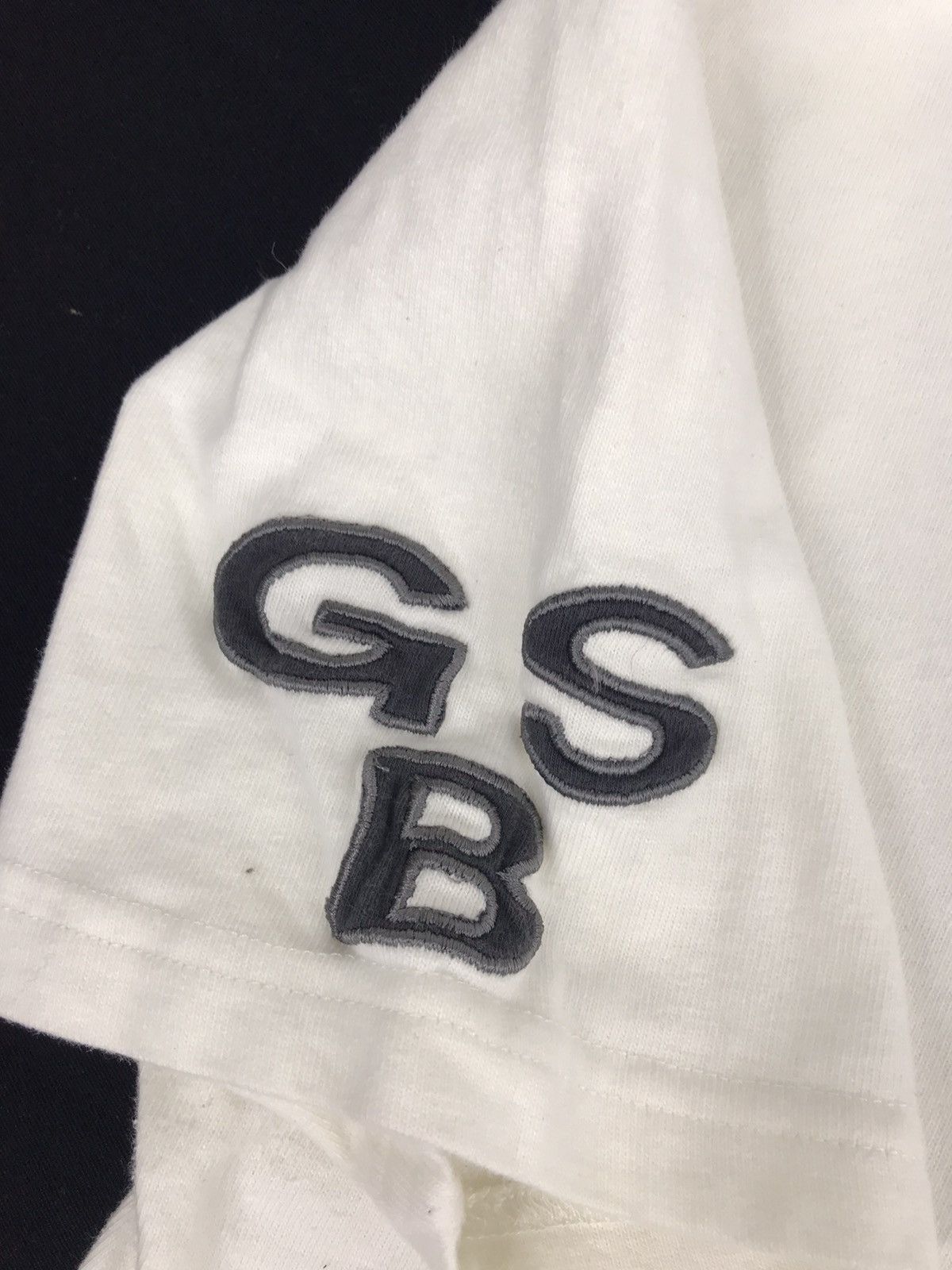 Japanese Brand × Vintage GSB G.S.B.G Gasbag Skull Red Indian Embroidery Logo Art Tee Size US M / EU 48-50 / 2 - 7 Thumbnail