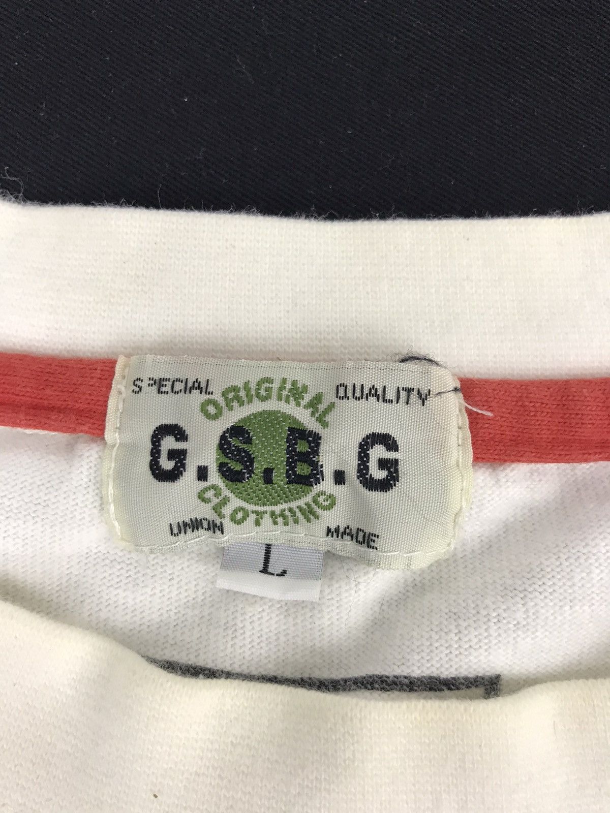 Japanese Brand × Vintage GSB G.S.B.G Gasbag Skull Red Indian Embroidery Logo Art Tee Size US M / EU 48-50 / 2 - 4 Thumbnail