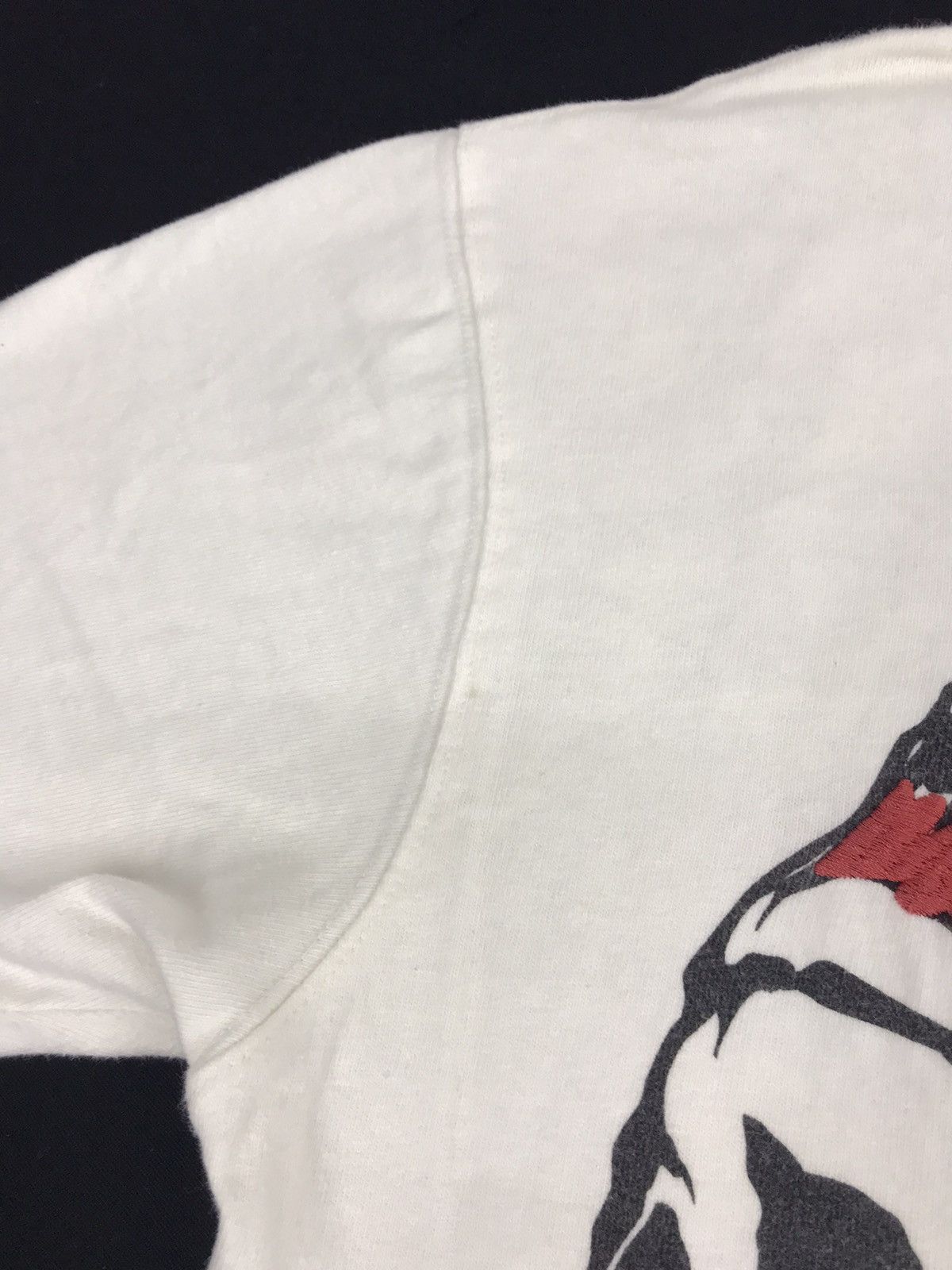 Japanese Brand × Vintage GSB G.S.B.G Gasbag Skull Red Indian Embroidery Logo Art Tee Size US M / EU 48-50 / 2 - 12 Thumbnail