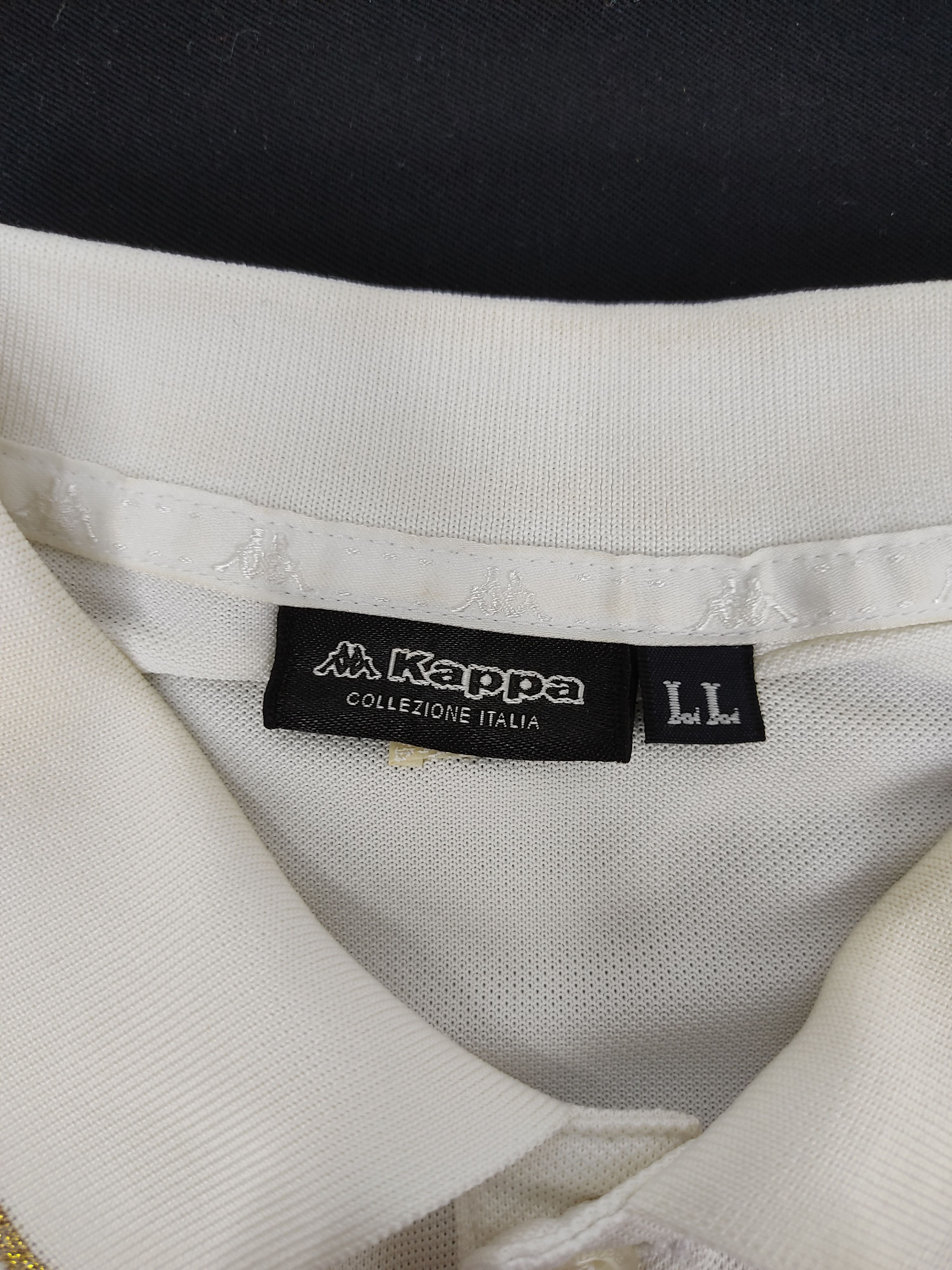 Kappa Vintage Kappa Italia Big Logo Spell Out Polo Tee Size L / US 10 / IT 46 - 4 Thumbnail