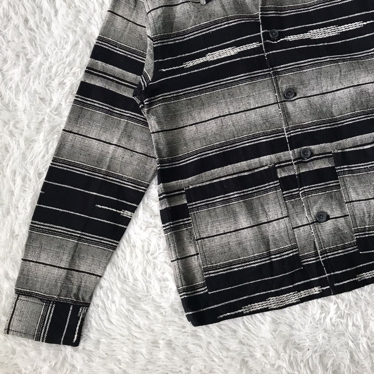 Japanese Brand 💥Vtg Radiall Single Needle Sleeve Jacket Cozy Like Navajo Size US L / EU 52-54 / 3 - 3 Thumbnail