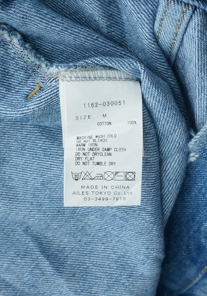 Japanese Brand ENVYM Japan Distressed Ripped Womens Denim Jacket Size XS / US 0-2 / IT 36-38 - 20 Thumbnail
