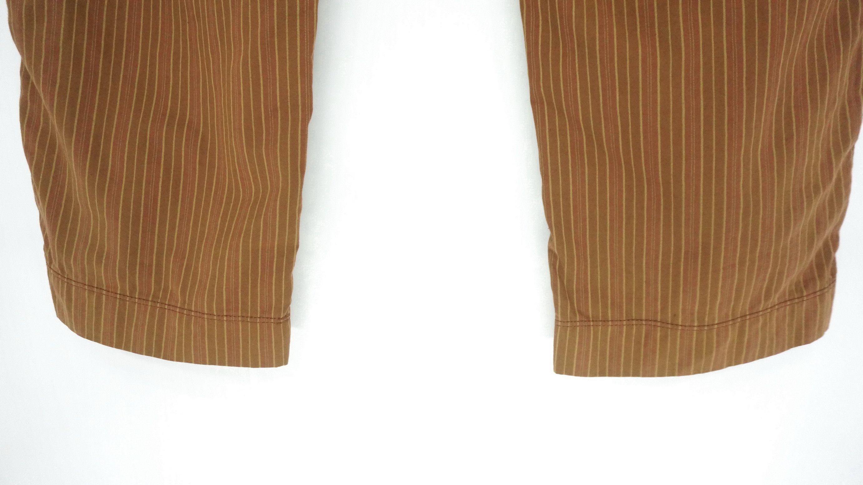 C.P. Company Rare! CP COMPANY Vintage Sunfaded Brown Striped Trouser Size US 39 - 8 Thumbnail