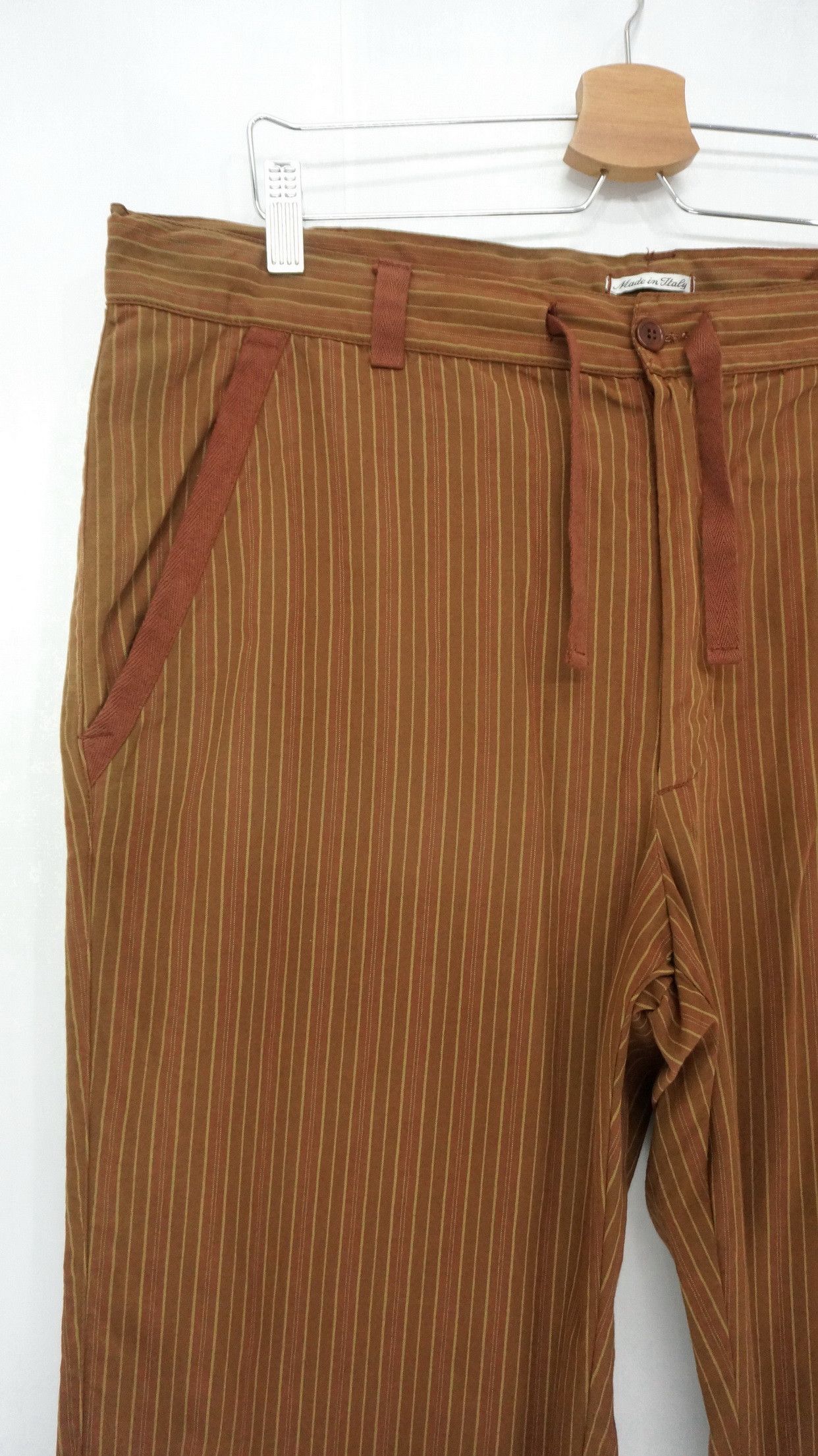 C.P. Company Rare! CP COMPANY Vintage Sunfaded Brown Striped Trouser Size US 39 - 4 Thumbnail