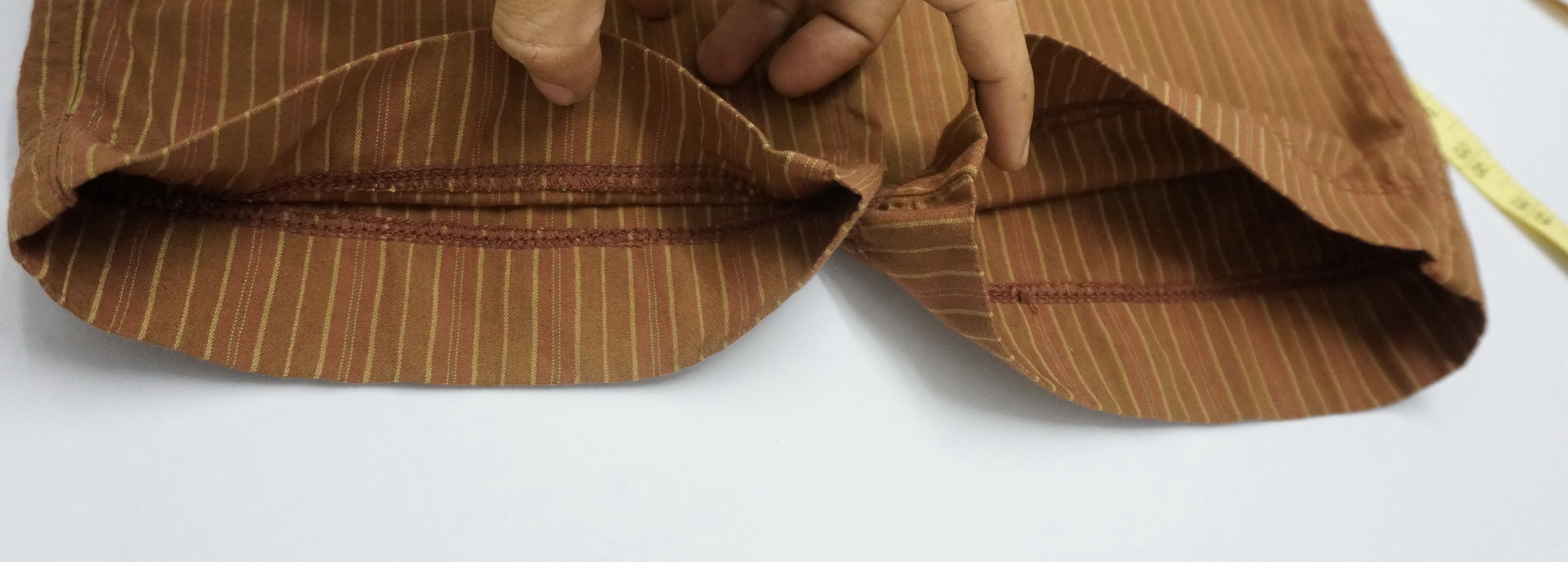 C.P. Company Rare! CP COMPANY Vintage Sunfaded Brown Striped Trouser Size US 39 - 22 Thumbnail