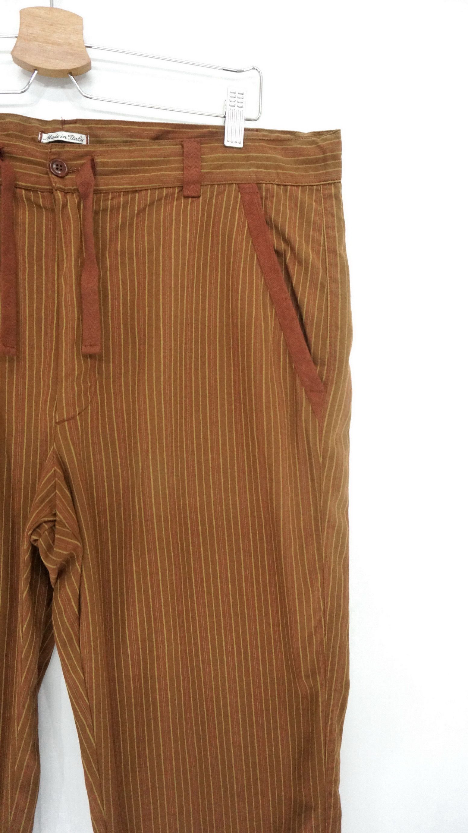 C.P. Company Rare! CP COMPANY Vintage Sunfaded Brown Striped Trouser Size US 39 - 5 Thumbnail