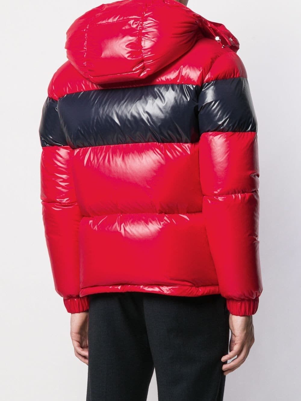 Moncler MONCLER Gary red quilted down patch hooded jacket - 3XL / 6 Size US XXL / EU 58 / 5 - 4 Thumbnail