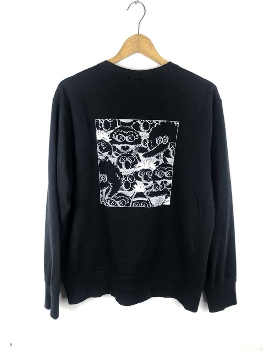 Kaws sesame hot sale street sweatshirt