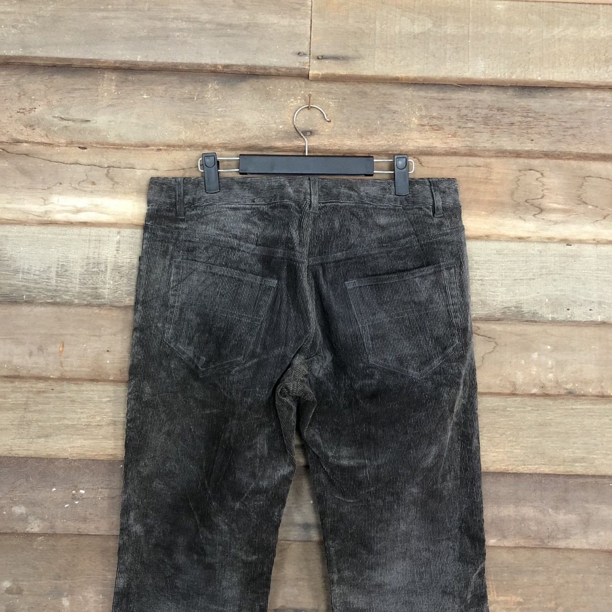 Katharine Hamnett London DL Katharine Hamnett London Black faded Corduroy Pants #5438 Size 30" / US 8 / IT 44 - 8 Thumbnail