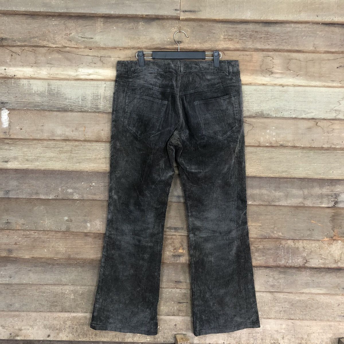 Katharine Hamnett London DL Katharine Hamnett London Black faded Corduroy Pants #5438 Size 30" / US 8 / IT 44 - 7 Thumbnail