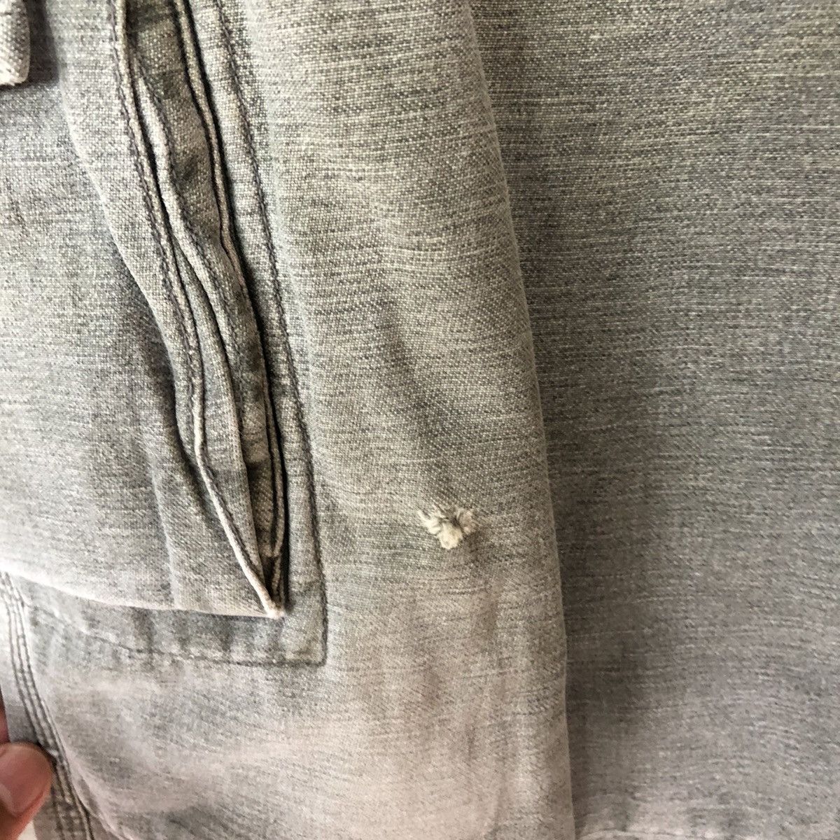 Japanese Brand DL Near By dirty worn distressed Cargo Pants #1467 Size US 35 - 7 Thumbnail
