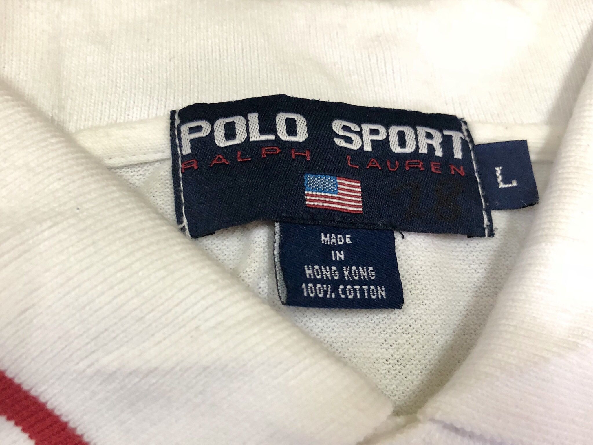 Polo Ralph Lauren Rare Vintage Polo Sport Polos Tshirts Size US L / EU 52-54 / 3 - 3 Thumbnail
