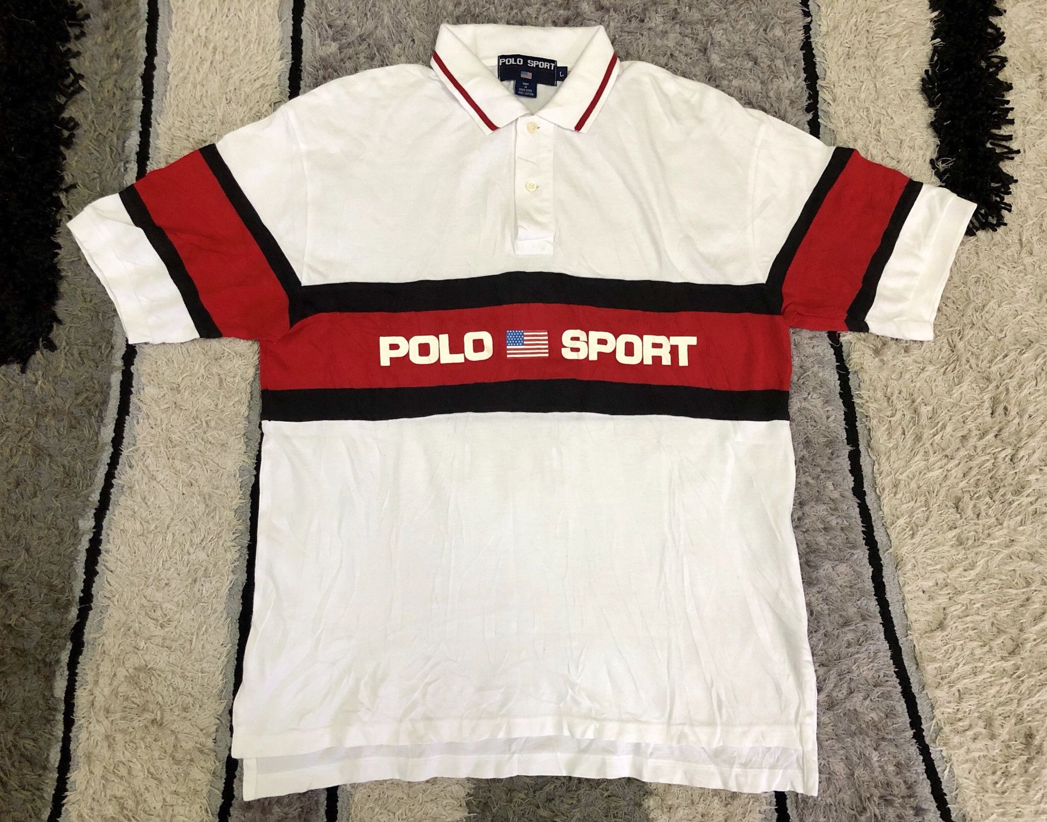 Polo Ralph Lauren Rare Vintage Polo Sport Polos Tshirts Size US L / EU 52-54 / 3 - 1 Thumbnail