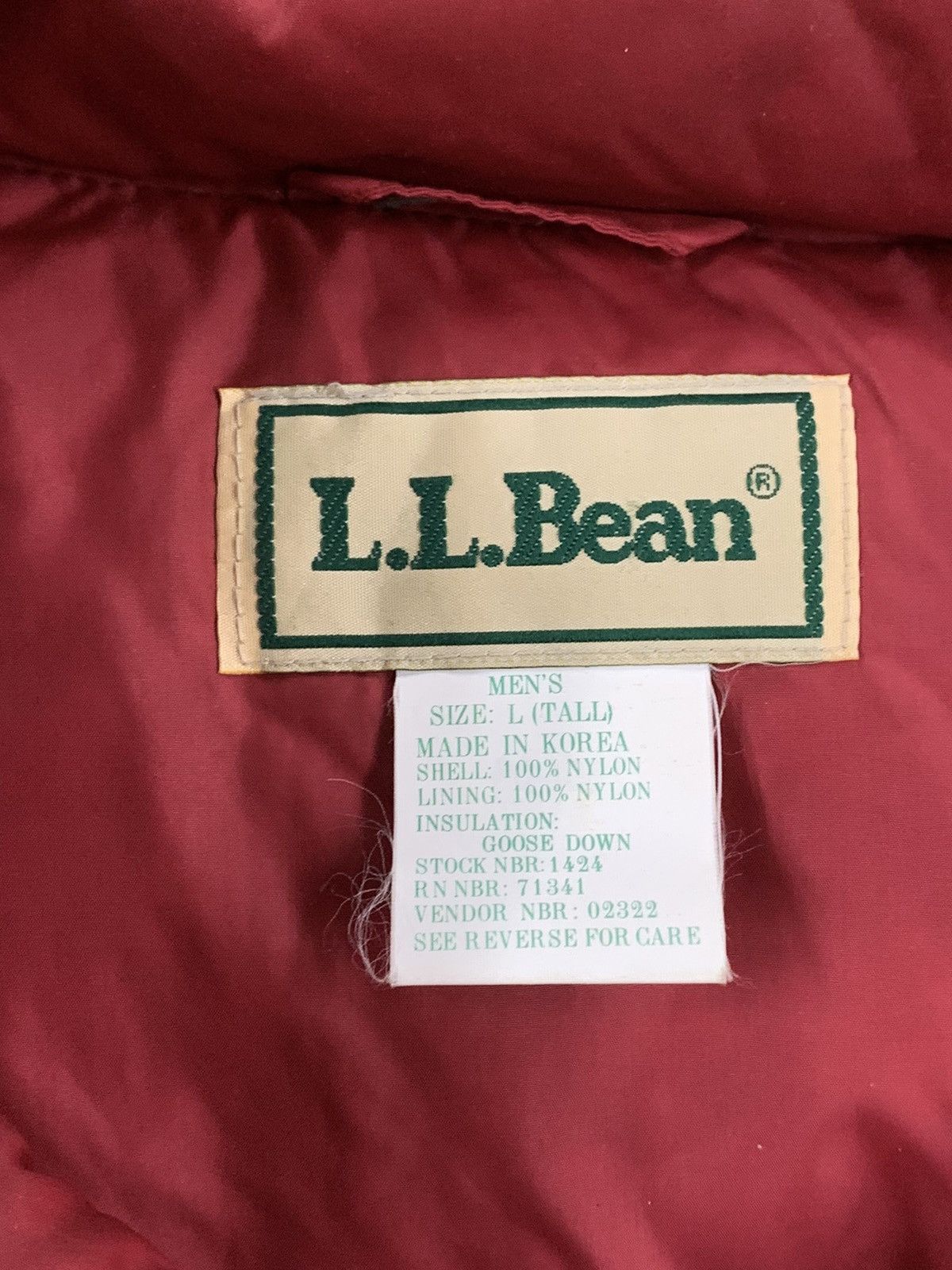Vintage Vintage 1990s LL Bean Down Vest Size US L / EU 52-54 / 3 - 2 Thumbnail