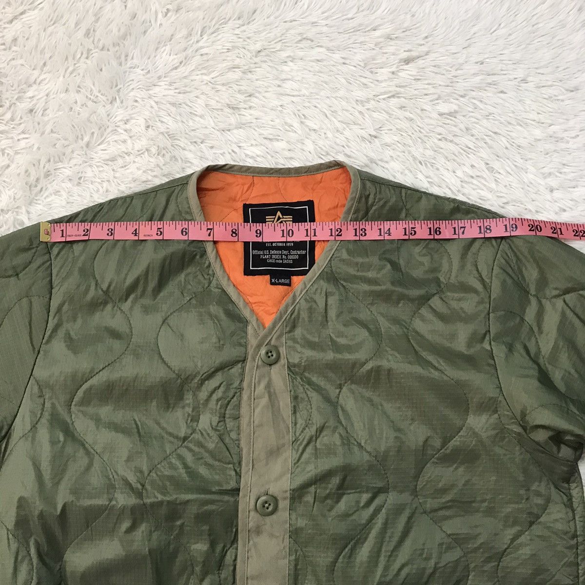 Alpha Industries Alpha Industries Quilted Outdoor Button Jacket Size US XL / EU 56 / 4 - 18 Thumbnail